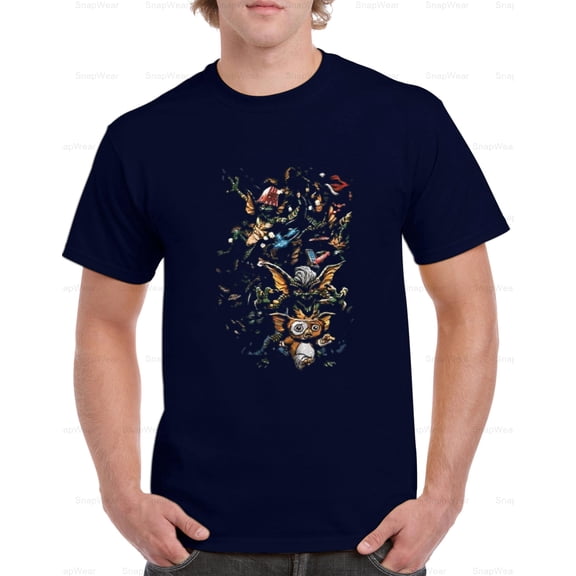 Gremlins Gizmo Classic Horror Movie Vintage Mogwai Creature Feature T-Shirt (1) Unisex, up to 5XL