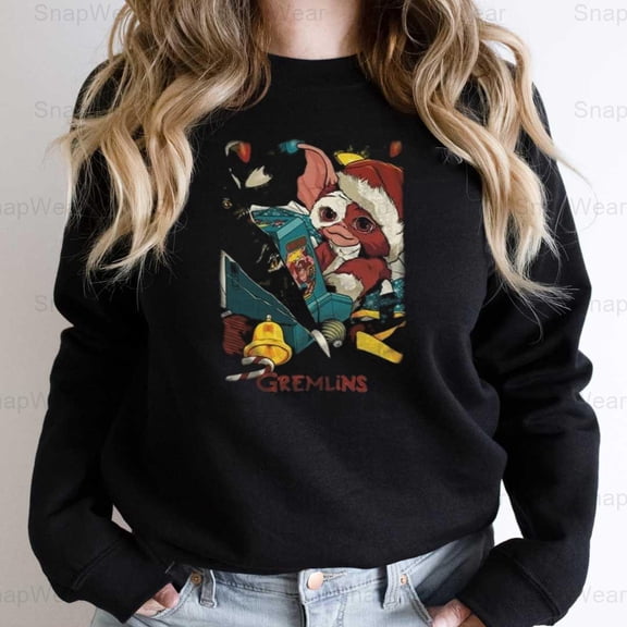 Gremlins Gizmo Classic Horror Movie Vintage Mogwai Creature Feature T-Shirt (2) Unisex, up to 5XL