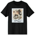 thumbnail image 1 of Gremlins Gizmo Photo With Sketch Art Juniors Black T-shirt-6XL, 1 of 7