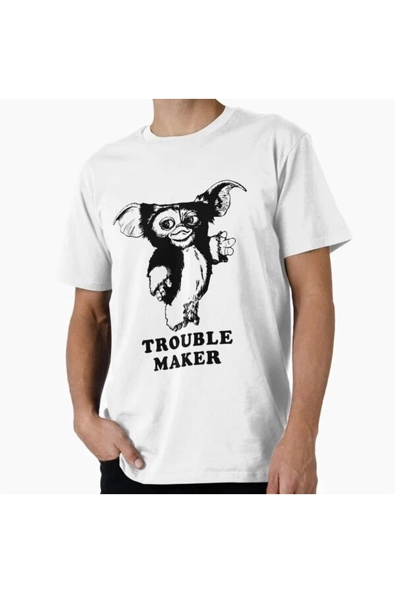 Gremlins Gizmo Trouble Maker T-Shirt S-5XL, Vintage Birthday Gift