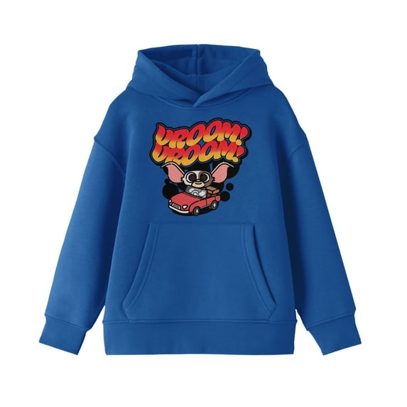 Gremlins Gizmo Vroom Vroom Youth Royal Blue Sweatshirt-X-Small