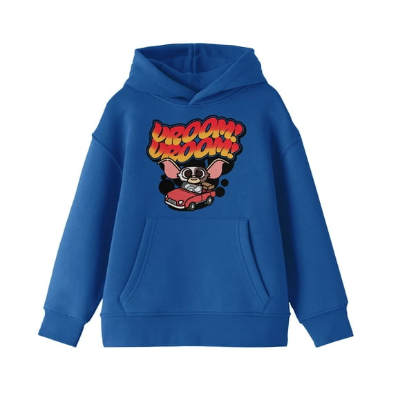 Gremlins Gizmo Vroom Vroom Youth Royal Blue Sweatshirt-XL