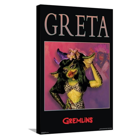 Gremlins - Greta Purple Canvas Wall Poster, 14.725" x 22.375"