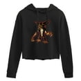 thumbnail image 1 of Gremlins - Grim Glowing Evil - Juniors Cropped Pullover Hoodie, 1 of 5