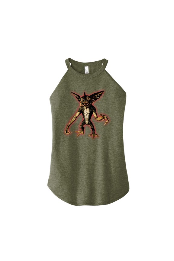 Gremlins - Grim Glowing Evil - Juniors High Neck Tank Top