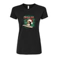 thumbnail image 1 of Gremlins - Holiday Gizmo Plays Keyboard - Juniors Fitted Graphic T-Shirt, 1 of 5
