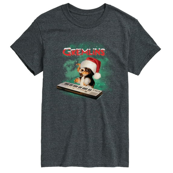 Gremlins - Holiday Gizmo Plays Keyboard - Men's Short Sleeve Graphic T-Shirt