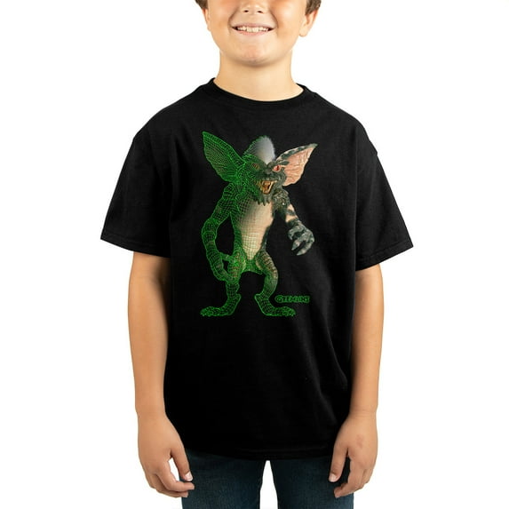 Gremlins Horror Movie Toddler Boy's Black Short Sleeve Graphic Tee-4T