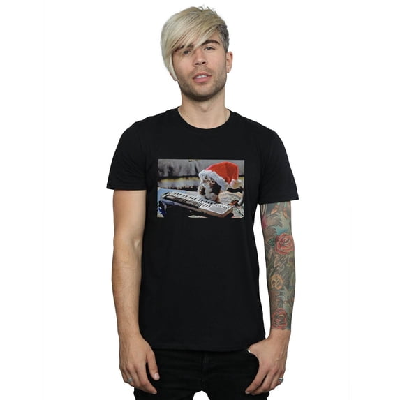 Gremlins Mens Mogwai Christmas Hat T-Shirt
