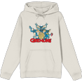 thumbnail image 1 of Gremlins Monsters & Logo Adult Sand Long Sleeve Hoodie-Medium, 1 of 3