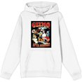 thumbnail image 1 of Gremlins Monsters & Logo Adult White Long Sleeve Hoodie-3XL, 1 of 3
