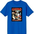 thumbnail image 1 of Gremlins Monsters & Logo Men's Blue Crew Neck Short Sleeve Tee-XS, 1 of 6