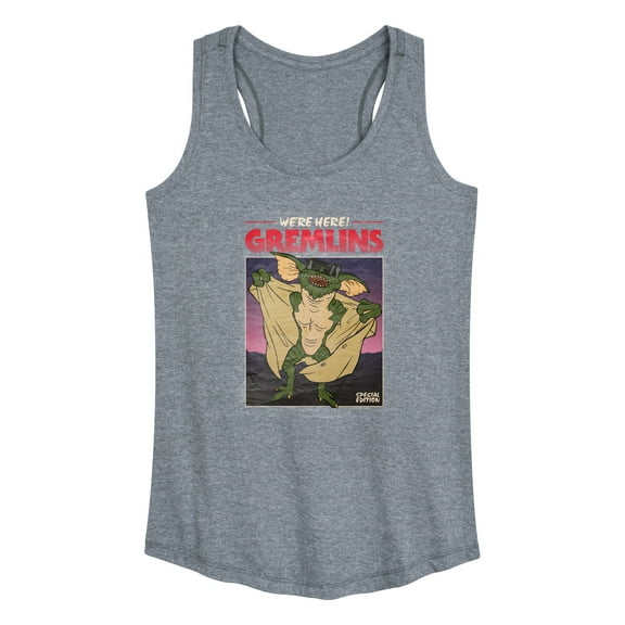 Gremlins - Movie Poster Special Edition - We're Here Busting Out - Women's Racerback Tank Top
