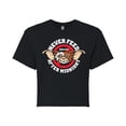 thumbnail image 1 of Gremlins - Never Feed After Midnight-Juniors Cropped Tee, 1 of 4