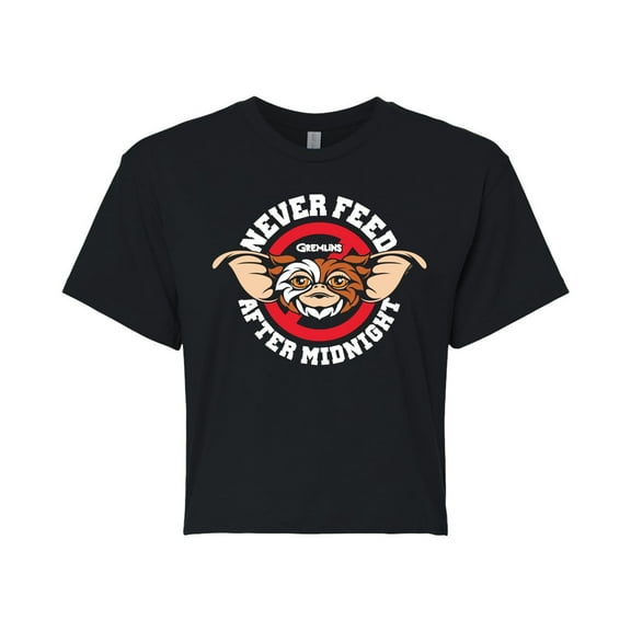 Gremlins - Never Feed After Midnight-Juniors Cropped Tee