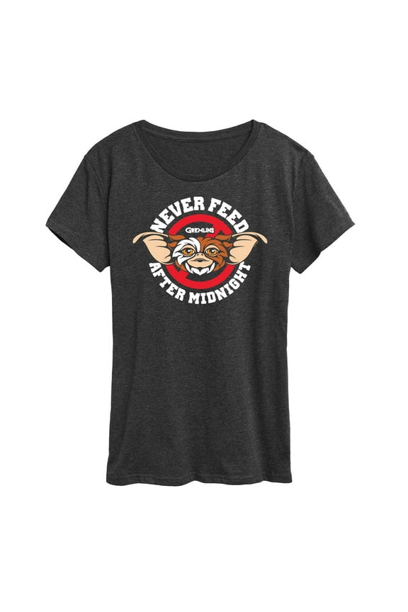 - Never Feed After Midnight - Women's Short Sleeve Graphic T-Shirt