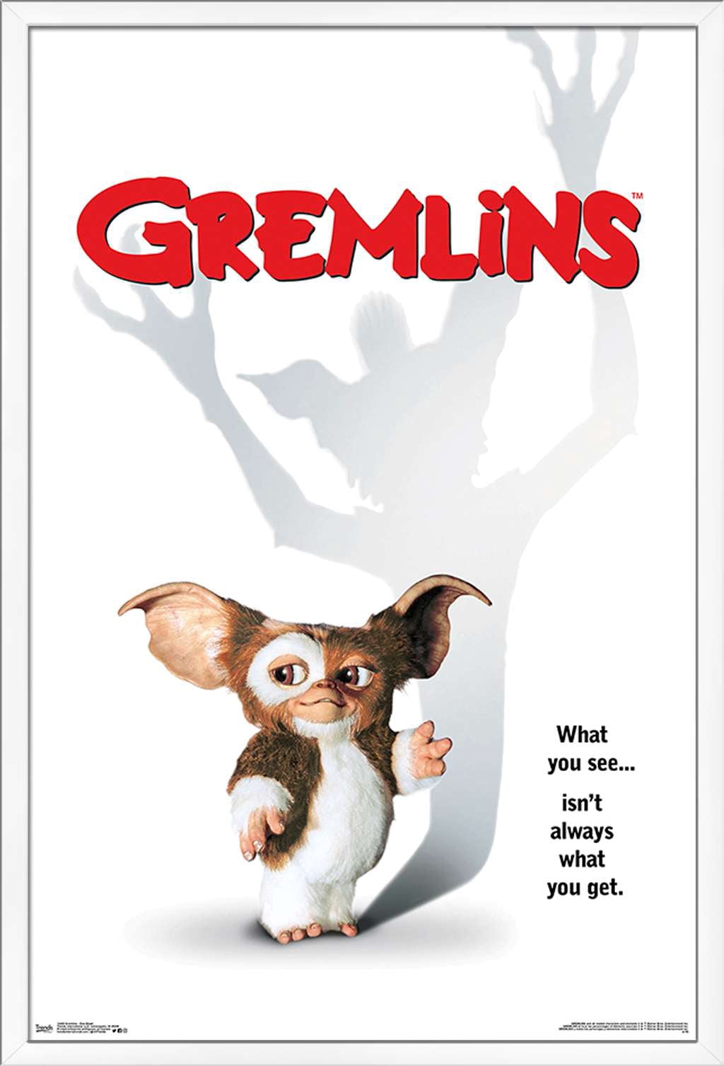 Gremlins - One Sheet Wall Poster, 22.375" x 34", Framed