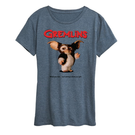 Gremlins - Original Movie Poster - What You See Isn’t What You Get - Women's Short Sleeve Graphic T-Shirt