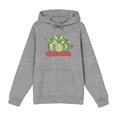 thumbnail image 1 of Gremlins Red Circle Logo Adult Heather Gray Long Sleeve Hoodie-XS, 1 of 7
