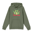 thumbnail image 1 of Gremlins Red Circle Logo Adult Olive Long Sleeve Hoodie-XL, 1 of 7