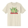 thumbnail image 1 of Gremlins Red Circle Logo Men's Natural Crew Neck Short Sleeve Tee-XL, 1 of 7