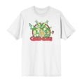 thumbnail image 1 of Gremlins Red Circle Logo Men's White Crew Neck Short Sleeve Tee-3XL, 1 of 7