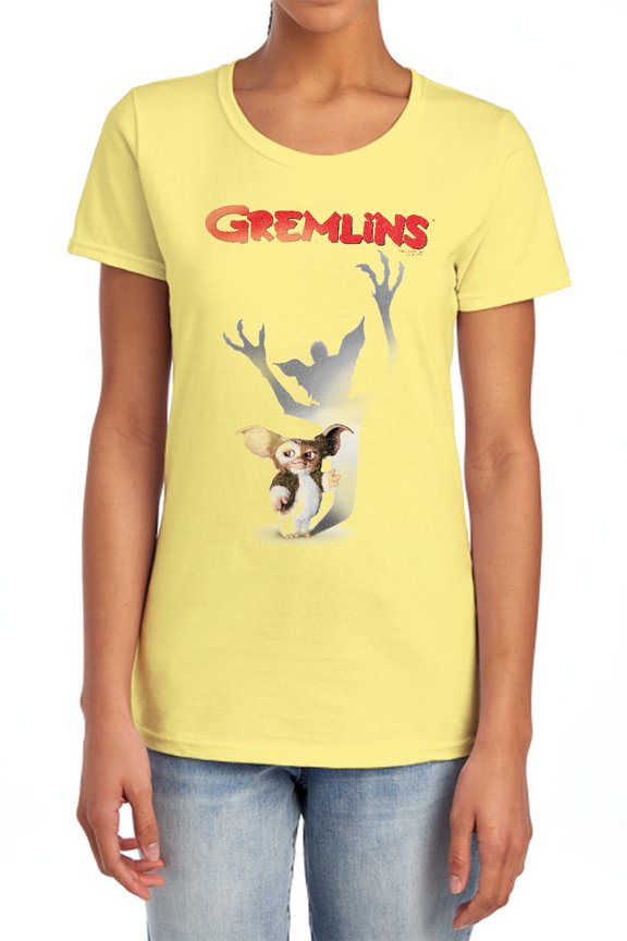 Gremlins Shadow Women's T Shirt, Banana, Small