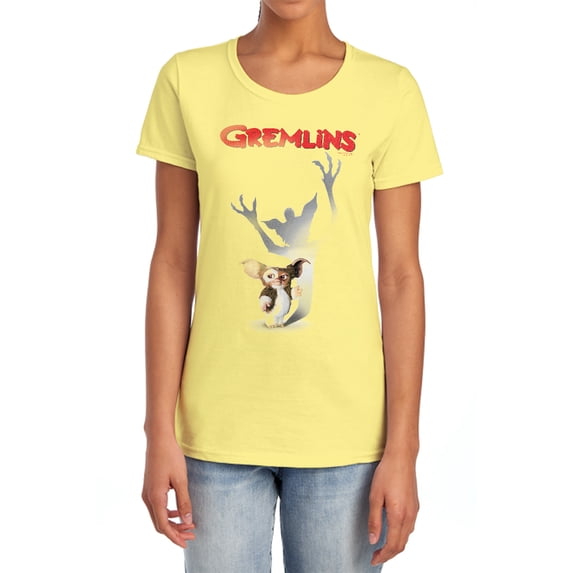 Gremlins Shadow Women's T Shirt, Banana, X-Large
