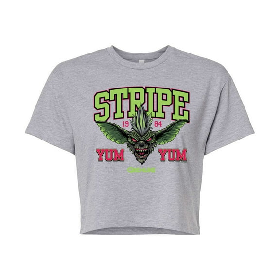 Gremlins - Sporty Athletic Stripe - Juniors Cropped Tee