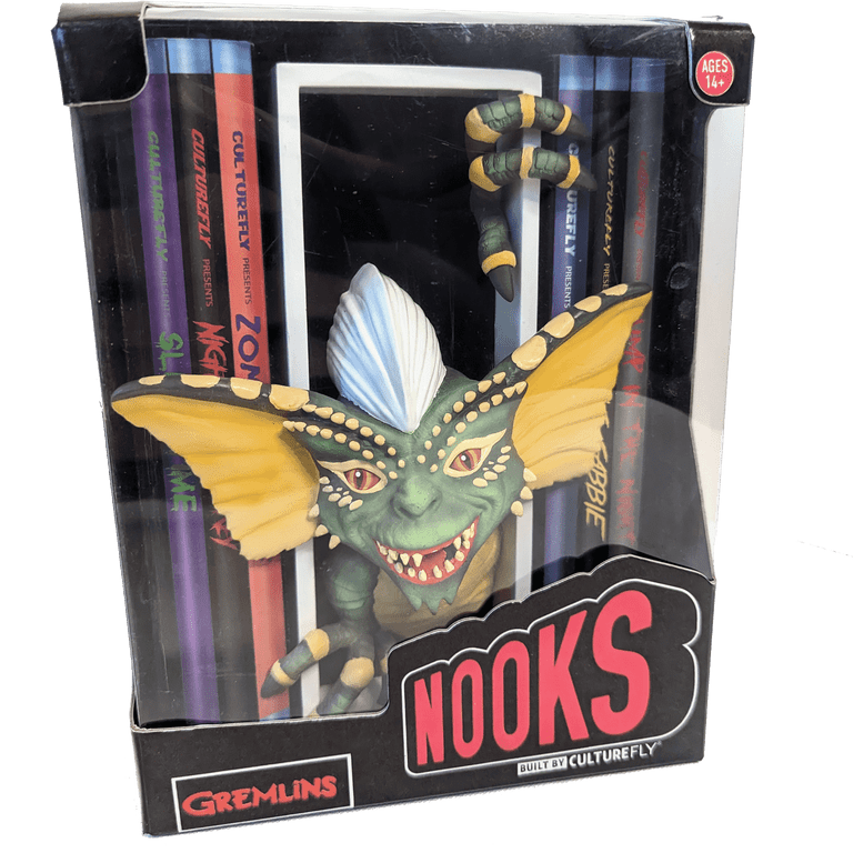 Gremlin Stripe Figure Sci-Fi Hanger Pop Classic Bundled with Television Series Outer Limits Trading Cards + Flash Gordon Soda + Lost in Space Chariot 4 Items