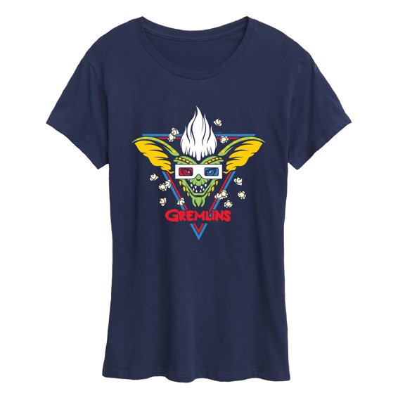 Gremlins -  Stripe Popcorn Women's - Women's Short Sleeve Graphic T-Shirt