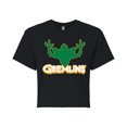 thumbnail image 1 of Gremlins - Stripe Silhoette - Juniors Cropped Tee, 1 of 4