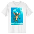 thumbnail image 1 of Gremlins Stripe in Smoky Background Men's White T-shirt-Medium, 1 of 3