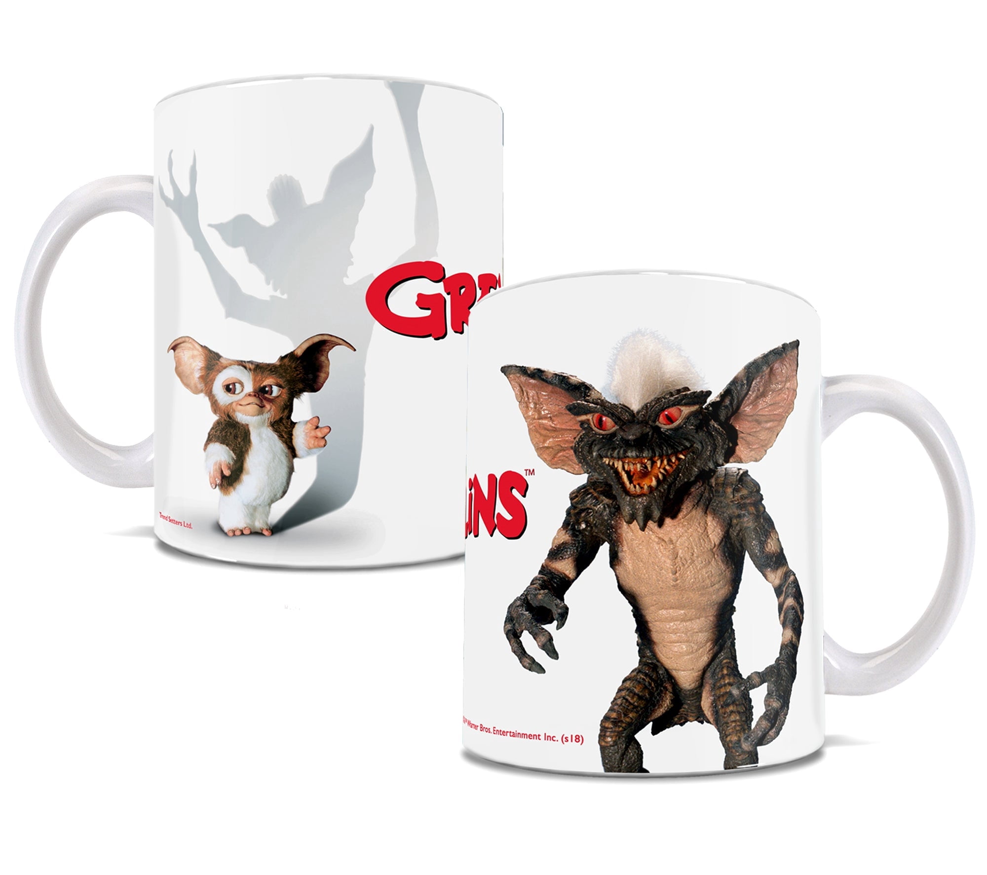 Mug Gremlins 320 Ml - Gizmo - Tasse Céramique Blanche - Collection Film Culte
