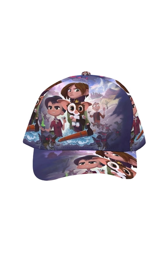 Gremlins The Wild Batch-theme Baseball Cap For Men, Women & Kids, Classic Flat Brim Hat Hip Hop Trucker Hat Adjustable Snapback Hat