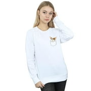 Gremlins Womens Gizmo Faux Pocket Sweatshirt