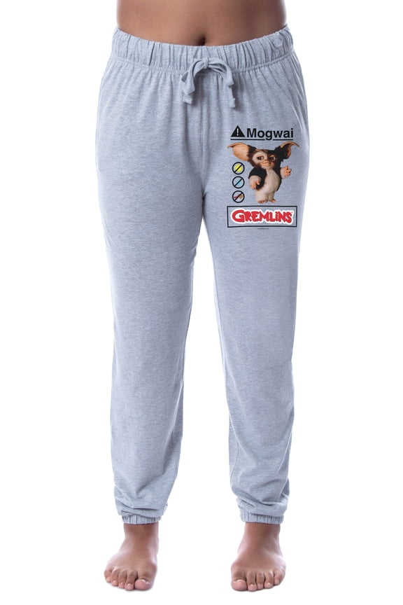 Gremlins Womens' Mogwai Rules Logo Movie Jogger Sleep Pajama Pants