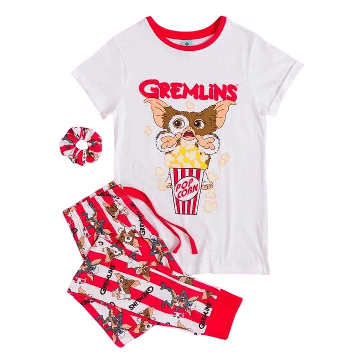 Pigiama Lungo Donna Gremlins – Gizmo – Maglia Maniche Lunghe E Pantaloni Stampati – Regalo Ufficiale