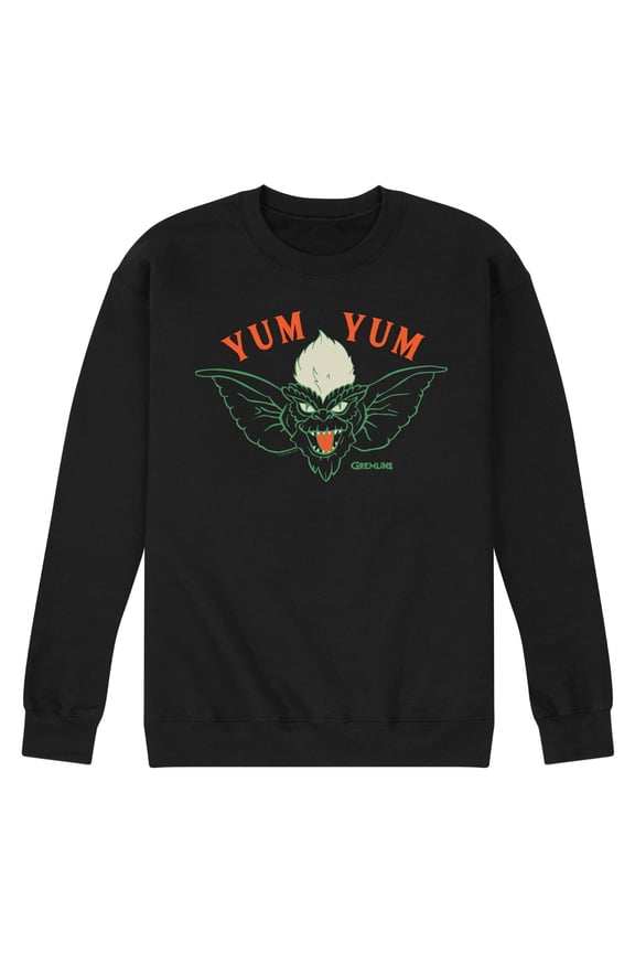 - Yum Yum Flies In - Men's Crew Neck Fleece Pullover