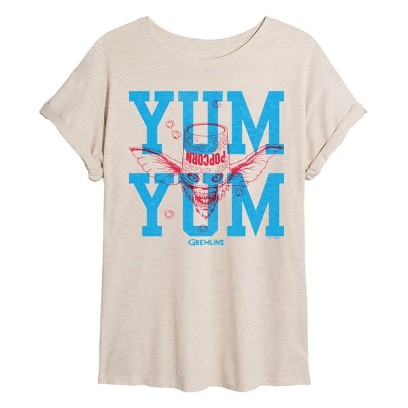Gremlins - Yum Yum - Juniors Oversized Graphic T-Shirt
