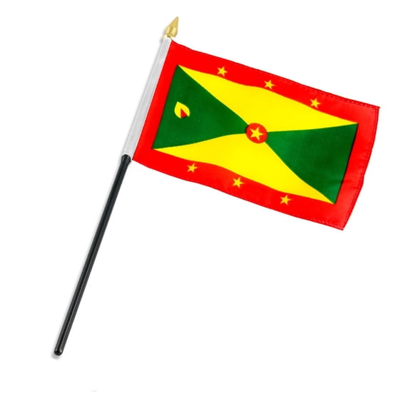 Grenada 4"x6" Flag Desk Table Stick