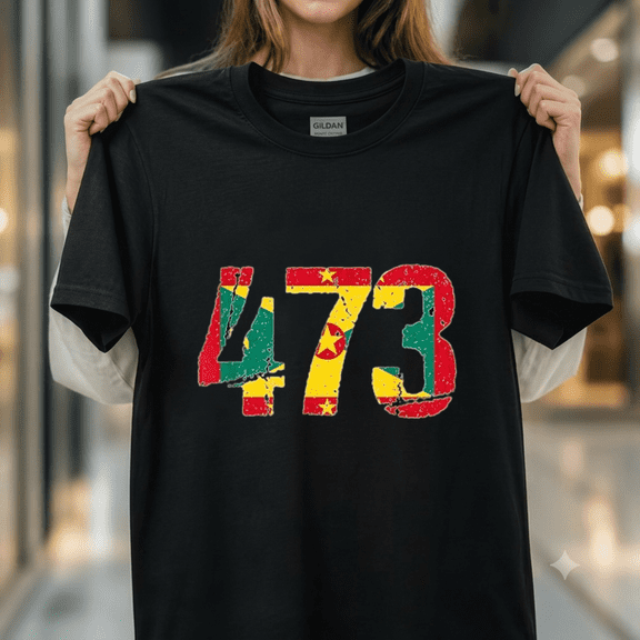 Grenada Caribbean Country Regional Code National Pride Souvenir Unisex T-Shirt, up to size 5XL
