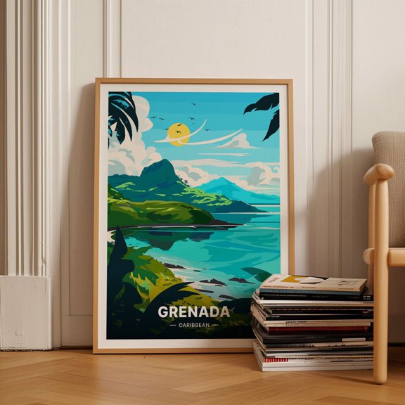 Grenada Caribbean Island Wall Decor
