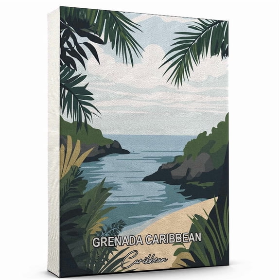 Grenada Caribbean Travel Global Destination Canvas Caribbean Canvas Celebrate Your Favorite Destination A Sophisticated Touch to Any Room