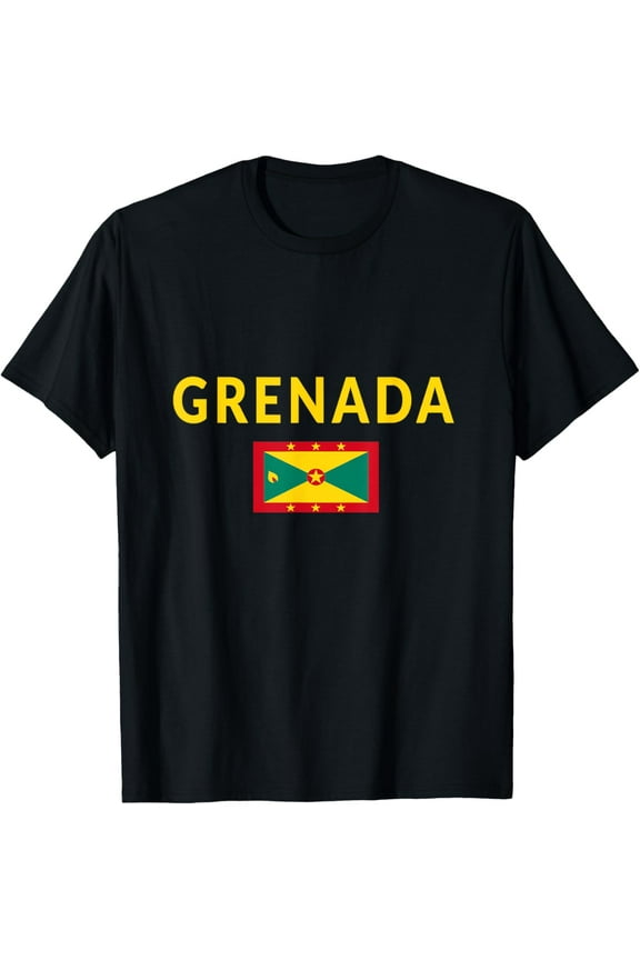 Grenada Coat of arms Tee Flag souvenir Grenadian T-Shirt