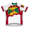 thumbnail image 1 of Grenada Flag Short Sleeve Cycling Jersey  for Men - Size L, 1 of 3