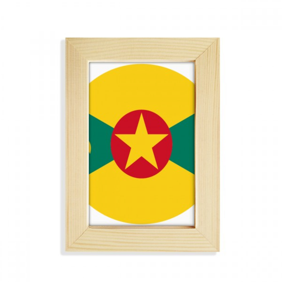Grenada North Ameica National Emblem Desktop Display Photo Frame Picture Art Painting 5x7 inch