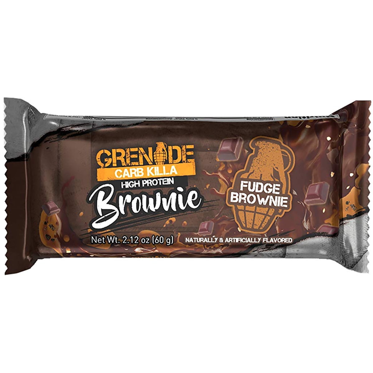 Grenade Carb Killa Brownie Fudge Brownie 12 Bars 2 12 oz 60 g Each