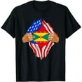 thumbnail image 1 of Grenadian Blood Inside Me T-Shirt | Grenada Flag Gift, 1 of 3