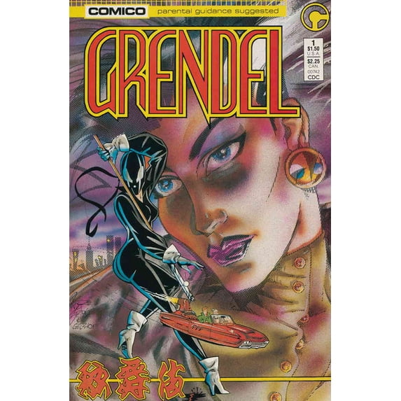 Grendel (2nd Series) #1 (2nd) VF ; COMICO Comic Book